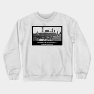 Hubert H Humphrey Metrodome- Blue Crewneck Sweatshirt